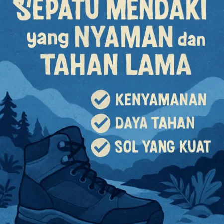 Memilih Sepatu Mendaki yang Nyaman dan Tahan Lama