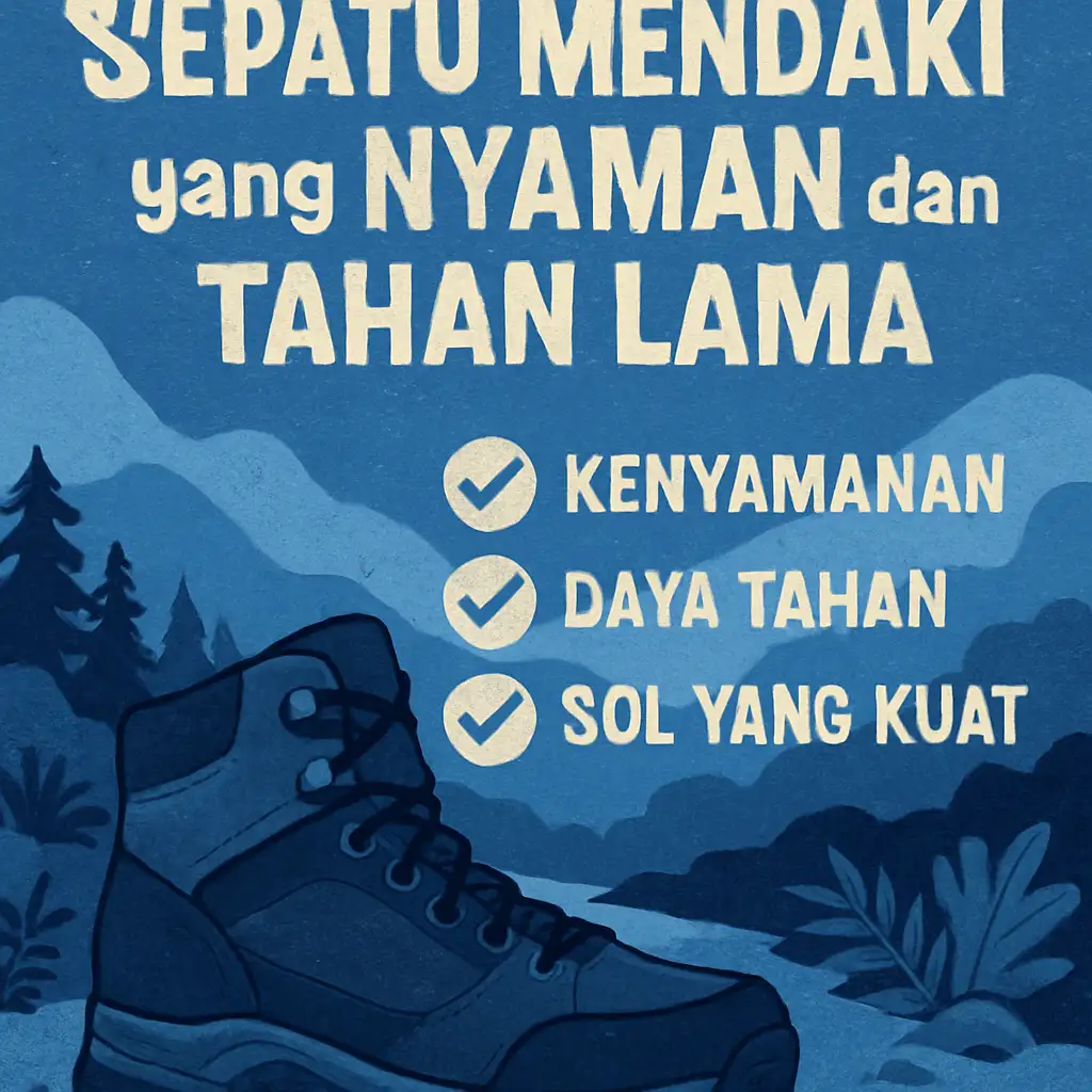 Memilih Sepatu Mendaki yang Nyaman dan Tahan Lama