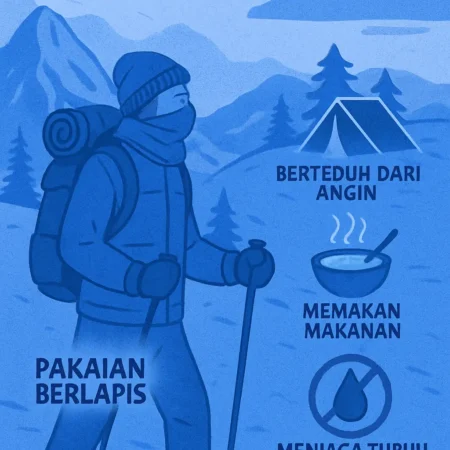 Cara Menghindari Hipotermia Saat Mendaki di Cuaca Dingin